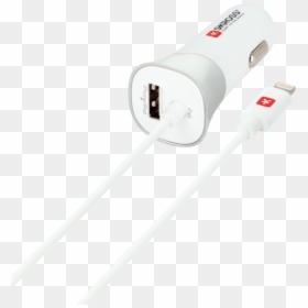 Auto-ladegerät Für Den Zigarettenanzünder Mit Lightning - Speaker Wire, HD Png Download - chargers bolt png