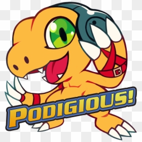 Transparent Agumon Png - Cartoon, Png Download - digivice png