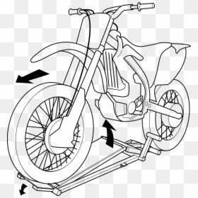 Motorbike Outline, HD Png Download - telaraña spiderman png