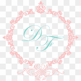 Monograma Png Rosa - Fancy Frame Logo, Transparent Png - molduras png casamento