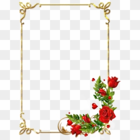Background Wedding Transparent Frame, HD Png Download - molduras png casamento