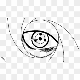 Tobi Sharingan Drawing, HD Png Download - sasuke mangekyou sharingan png