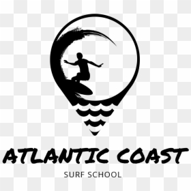 Atlantic Coast Surf School - Sign, HD Png Download - praia png