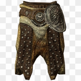 Studded Leather Armor Skyrim, HD Png Download - dovahkiin helmet png