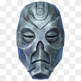 Elder Scrolls - Skyrim Dragon Priest Mask Otar, HD Png Download - dovahkiin helmet png