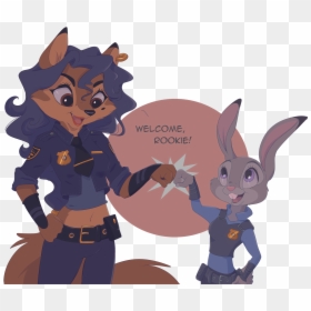 Zootopia And Sly Cooper Crossover, HD Png Download - zootopia characters png