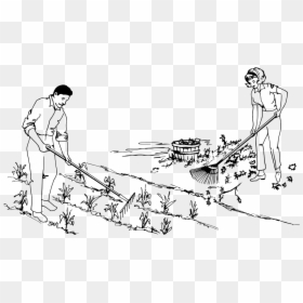 Art,monochrome Photography,shoe - Drawing Of A Garden Gardener, HD Png Download - person gardening png