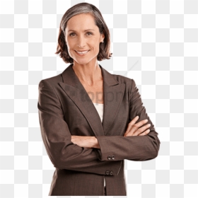 Older Business Woman - Old Person Transparent Background, HD Png Download - business women png