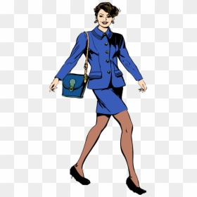 Tall Woman Clip Art, HD Png Download - business women png