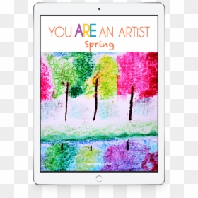 Invite A Master Artist To Teach The Joy Of Art To All - Flat Panel Display, HD Png Download - piece of chalk png