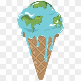 Melting World - Melting Ice Cream Vector Png, Transparent Png - world .png