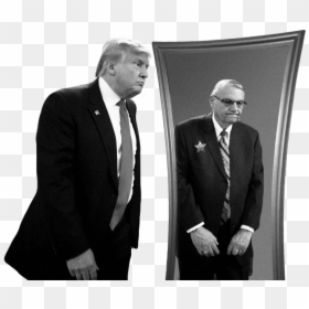 Funhouse Mirror, HD Png Download - trump standing png