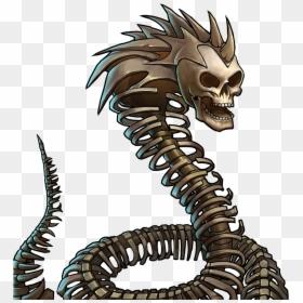 Bone Naga, HD Png Download - skeleton mage png