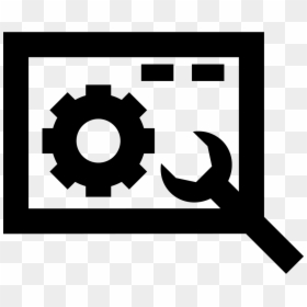 Repair Page Symbol With A Wrench Tool - Control System Transparent Icon, HD Png Download - wrench logo png