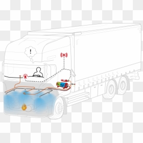 Trailer Truck, HD Png Download - fire stock png