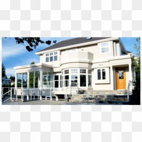 White Modern House With Windows - Capa Site De Imobiliaria, HD Png Download - house windows png