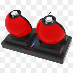 Nintendo Switch Dual Pokeball Charging Dock - Charging Stand For Pokeball Plus, HD Png Download - pokeball opening png