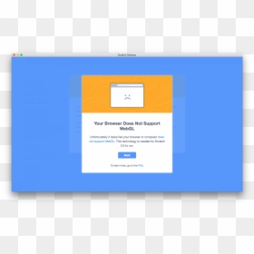 Your Browser Is Not Supported Scratch, HD Png Download - scratch out png
