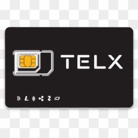 Telx Crypto Sim Card, HD Png Download - sim card png