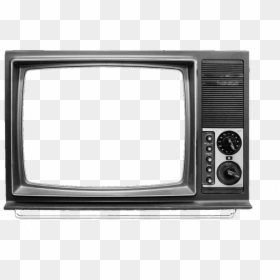 #tv #television #aesthetic #png #overlay #blackaesthetic - Old Tv Frame Png, Transparent Png - tv overlay png