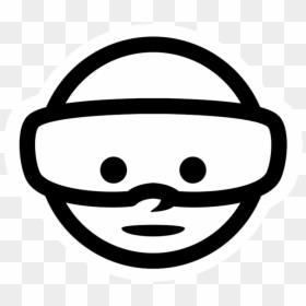 Emoticon,line Art,head - Portable Network Graphics, HD Png Download - samsung gear vr png