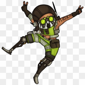 Apex Legends Octane Chibi, HD Png Download - octane png