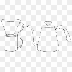 Tpc Illustrations Coffeesetup - Line Art, HD Png Download - tacoma png
