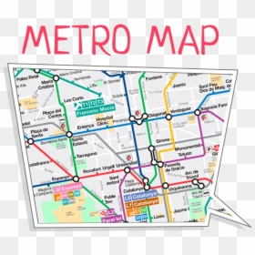 City Map Of Barcelona - City Tour Barcelona Kaart, HD Png Download - mtv cribs png