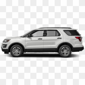 White Explorer - 2017 Ford Explorer Side View, HD Png Download - 2017 ford escape png