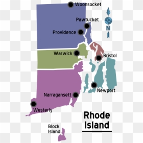 Map Of Rhode Island Regions - Rhode Island Region, HD Png Download - rhode island png