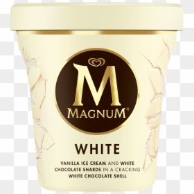 Magnum White Tub 440ml - Magnum Mini White Almond, HD Png Download - ice shards png