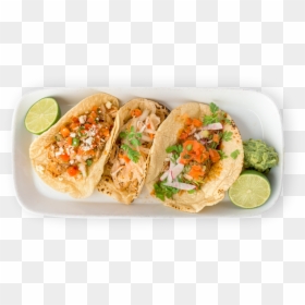 Tacos-topview - V2, HD Png Download - mexican tacos png