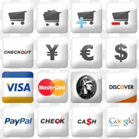 E-commerce Icons Free, HD Png Download - mastercard icon png