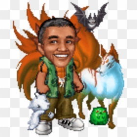 Naruto Controlled Jinchuuriki Form, HD Png Download - obama.png