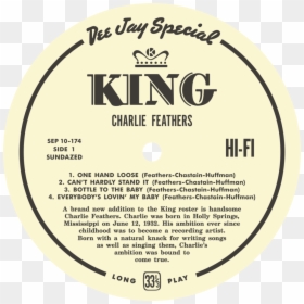 Sep 10 174 Charle Feathers Labels 1 - Circle, HD Png Download - sep png