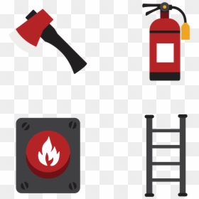 Firefighter Png For Computer - Fire Extinguisher Axe Vector, Transparent Png - fsociety png