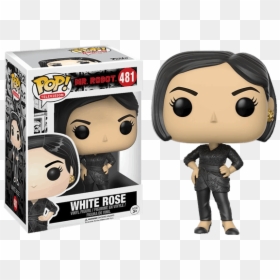 Mr Robot Funko Pop White Rose, HD Png Download - fsociety png