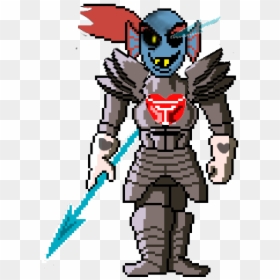 Undyne The Undying - Undertale Undyne Pixel Art, HD Png Download - undyne the undying png