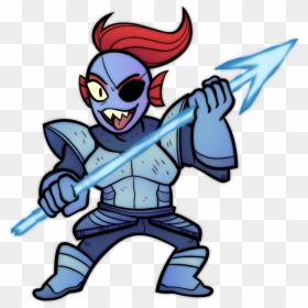 Undyne - Cartoon, HD Png Download - undyne the undying png