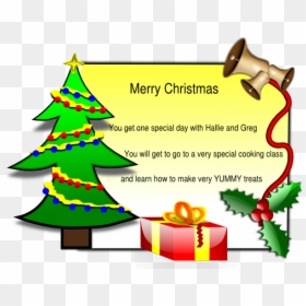 Christmas Present Card Template, HD Png Download - christmas special png