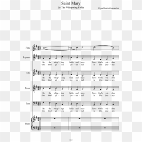 Sheet Music Save Me Now, HD Png Download - saint mary png