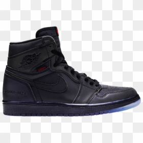 Nike Air Jordan 1 Mid Black, HD Png Download - yeezy boost 350 png