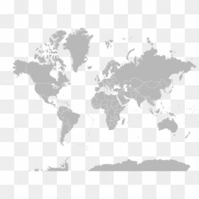 World Map Mercator Svg, HD Png Download - projection png