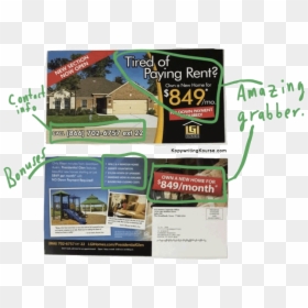 Real Estate Direct Mail Flyer, HD Png Download - direct mail png