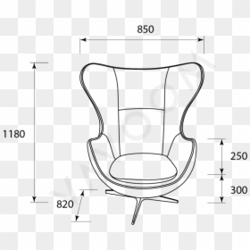 Office Chair, HD Png Download - accent lines png