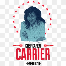 Chef Karen Carrier, HD Png Download - university of memphis logo png
