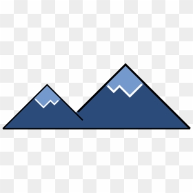 Mountain Minimal Icon, HD Png Download - minimal png