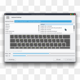 Computer Keyboard, HD Png Download - keyboard layout png