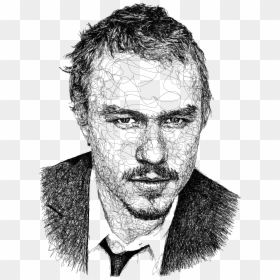 Heath Ledger - Sketch, HD Png Download - chin png
