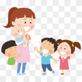 #mom #babysitting - Clip Art Child Minder, HD Png Download - babysitting png